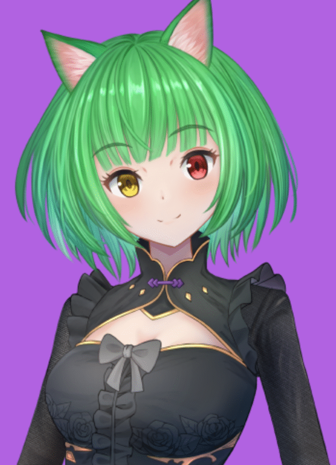 お花の国からやって来たお花と猫のハーフです！